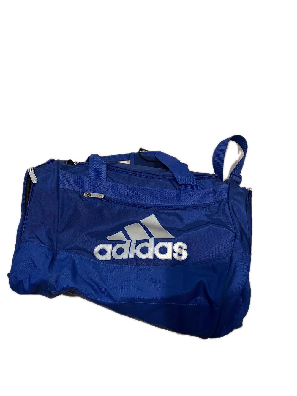 Adidas Defender Small 16"x10"x8" Blue Duffel Gym Bag